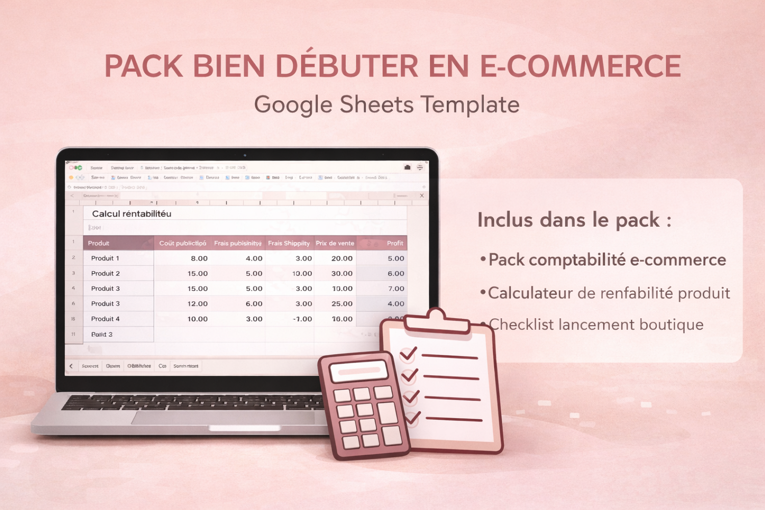 Pack débuter en E-commerce