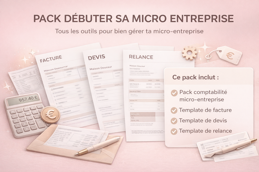 Pack débuter sa micro entreprise