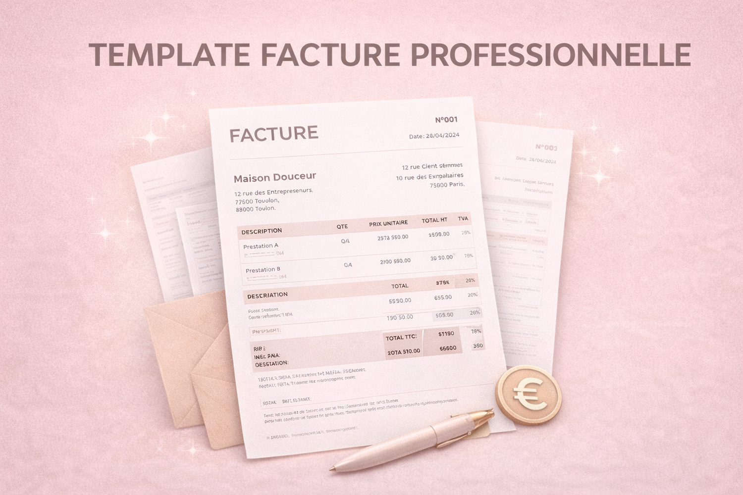 Template facture personnalisable