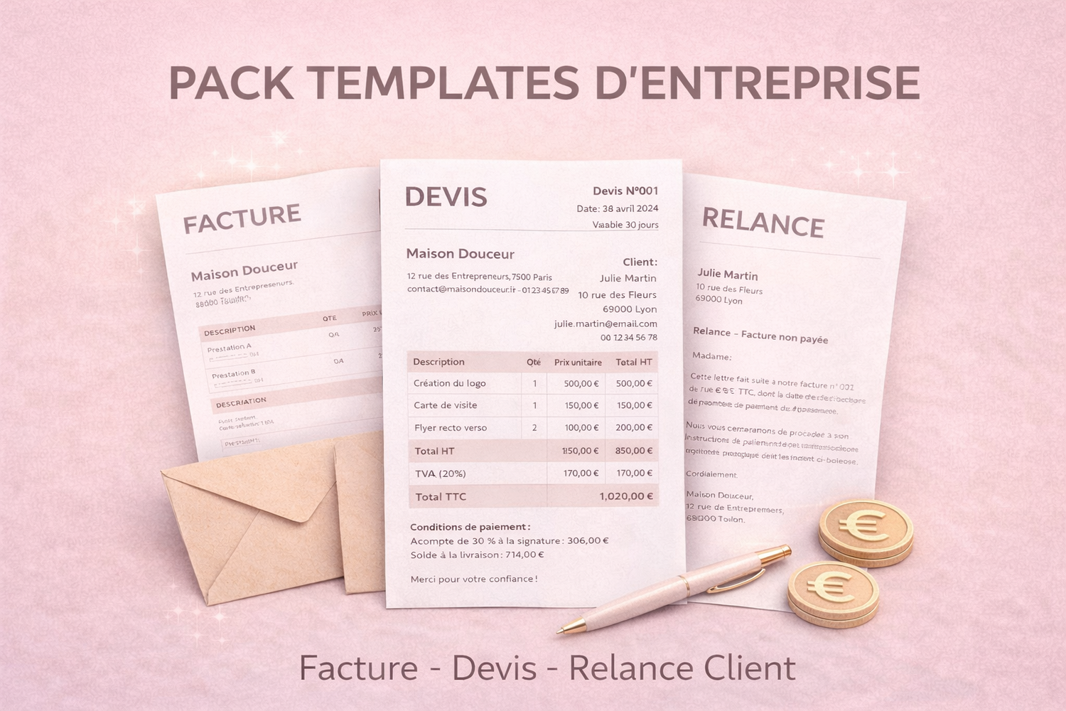 Templates entreprise